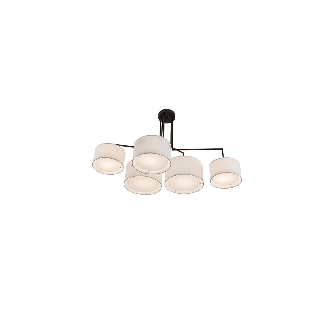 Cilindro 5 Light 35" Wide Linear Pendant