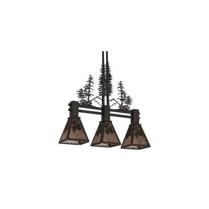 Tall Pines 3 Light 8" Wide Linear Pendant