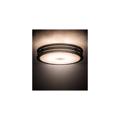 Cilindro Circleline 8 Light 42" Wide Semi-Flush Drum Ceiling Fixture
