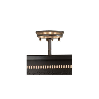 Cilindro Circleline 8 Light 42" Wide Semi-Flush Drum Ceiling Fixture