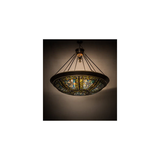 Fleur-de-lis 8 Light 45" Wide Pendant