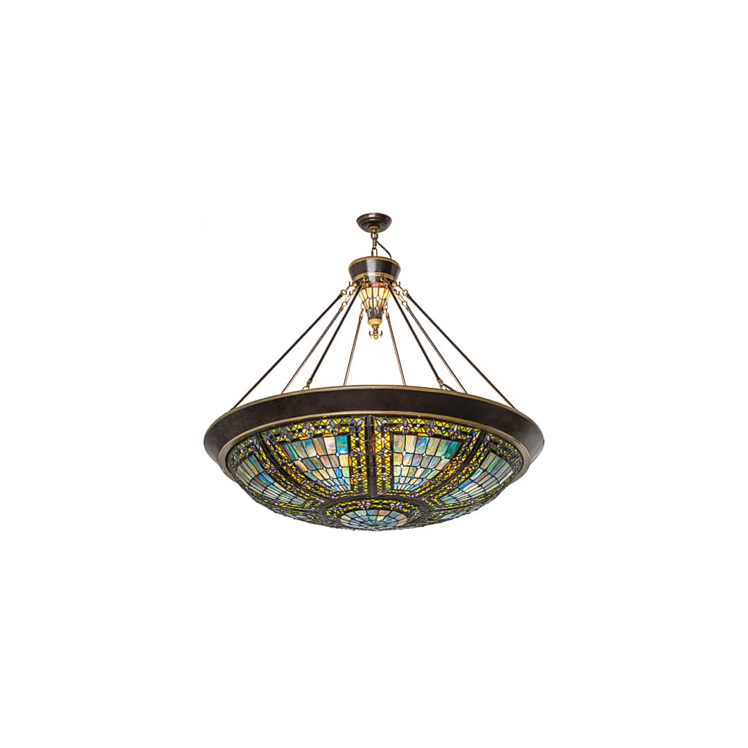 Fleur-de-lis 8 Light 45" Wide Pendant