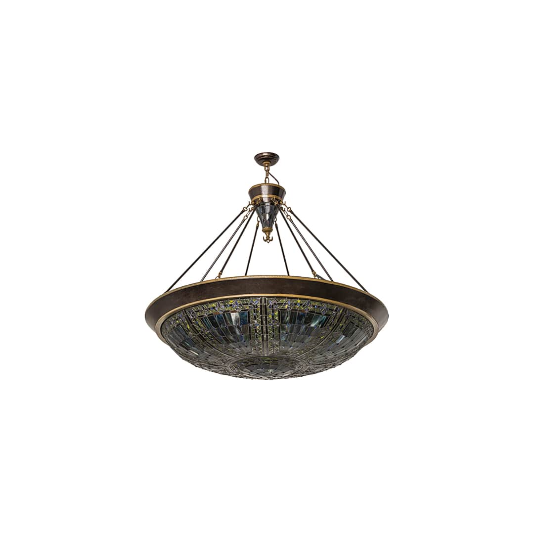 Fleur-de-lis 8 Light 45" Wide Pendant