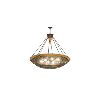 Fleur-de-lis 8 Light 45" Wide Pendant