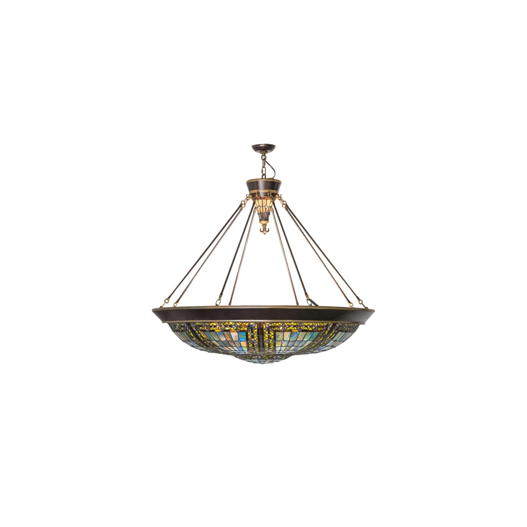 Fleur-de-lis 8 Light 45" Wide Pendant