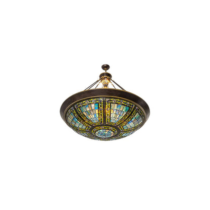 Fleur-de-lis 8 Light 45" Wide Pendant