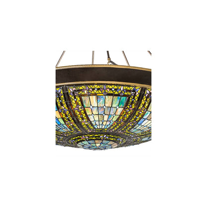 Fleur-de-lis 8 Light 45" Wide Pendant