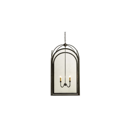 Perin 4 Light 34" Wide Taper Candle Pendant
