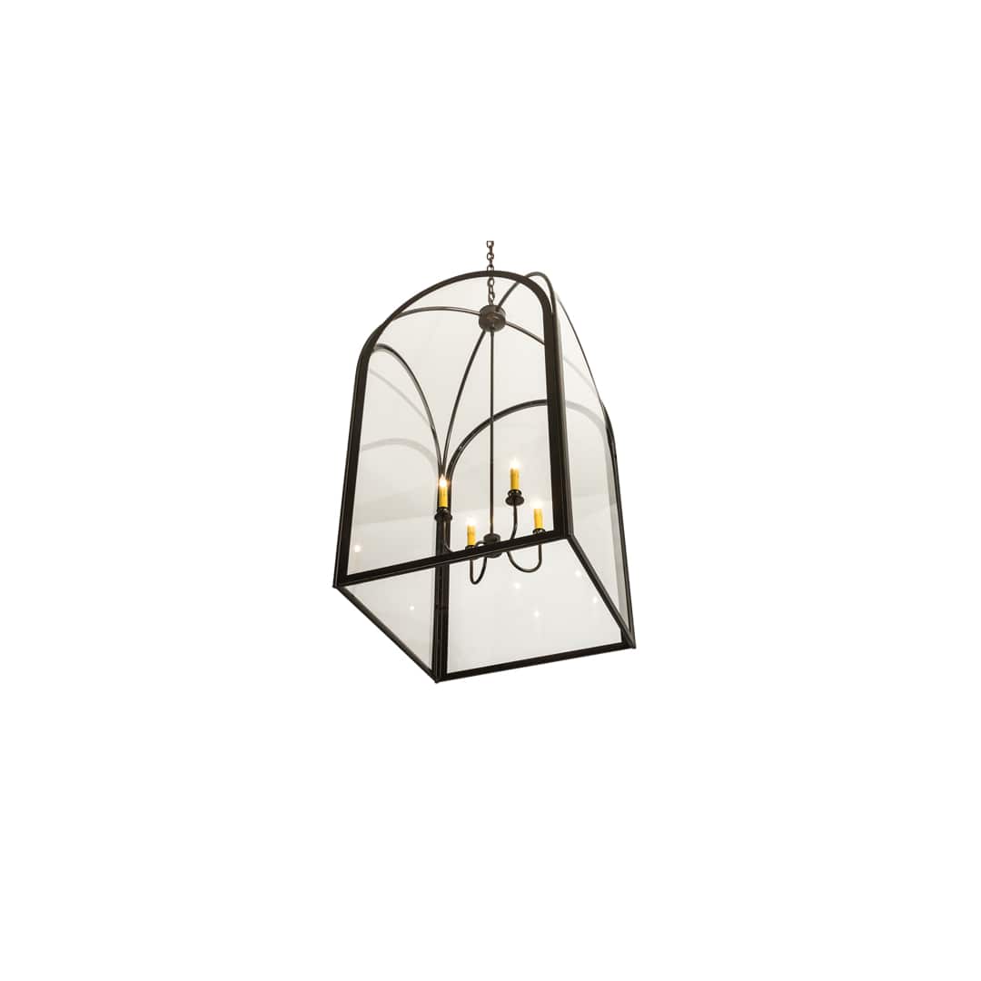 Perin 4 Light 34" Wide Taper Candle Pendant