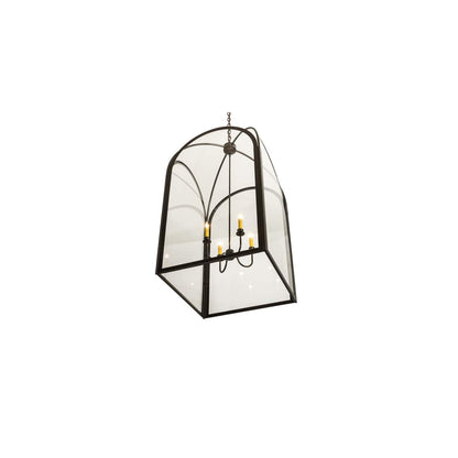 Perin 4 Light 34" Wide Taper Candle Pendant