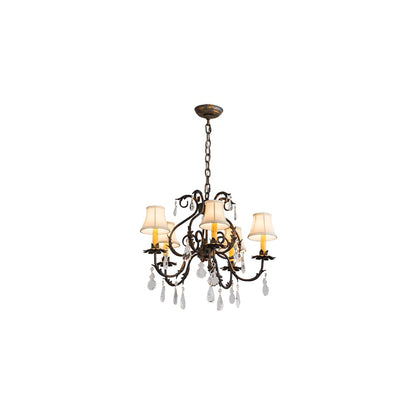 Chantilly 5 Light 25" Wide Crystal Chandelier