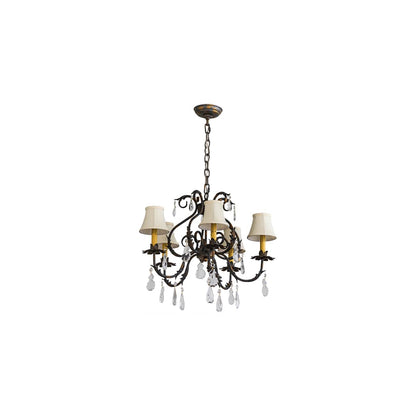 Chantilly 5 Light 25" Wide Crystal Chandelier