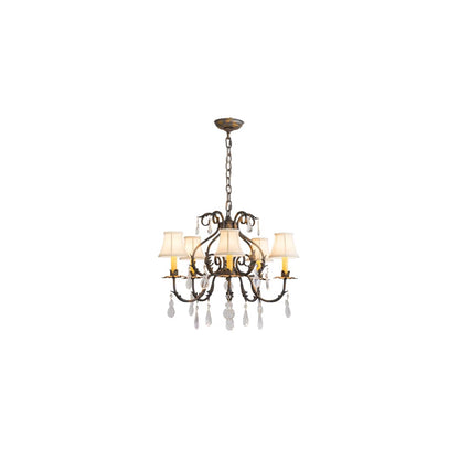 Chantilly 5 Light 25" Wide Crystal Chandelier