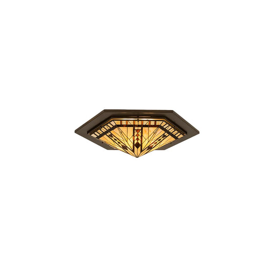 Sonoma 6 Light 36" Wide Flush Mount Ceiling Fixture - Bronze Finish