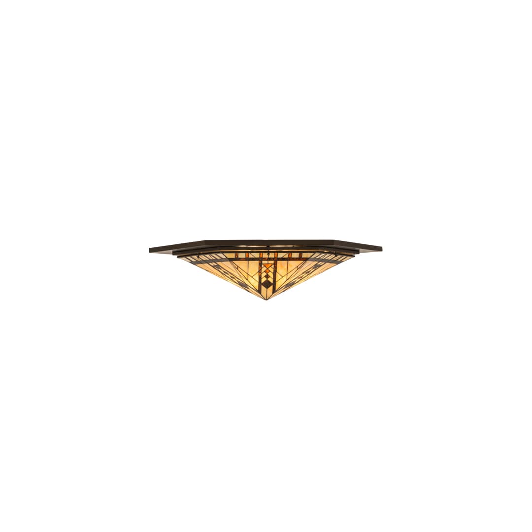 Sonoma 6 Light 36" Wide Flush Mount Ceiling Fixture - Bronze Finish