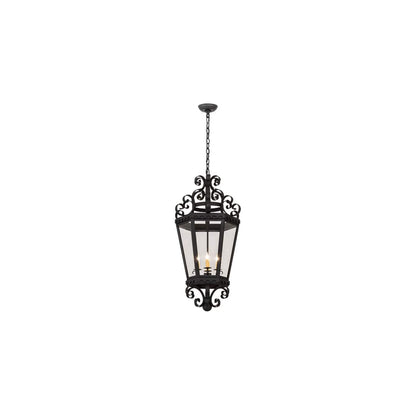 Cadenza 4 Light 18" Wide Taper Candle Pendant