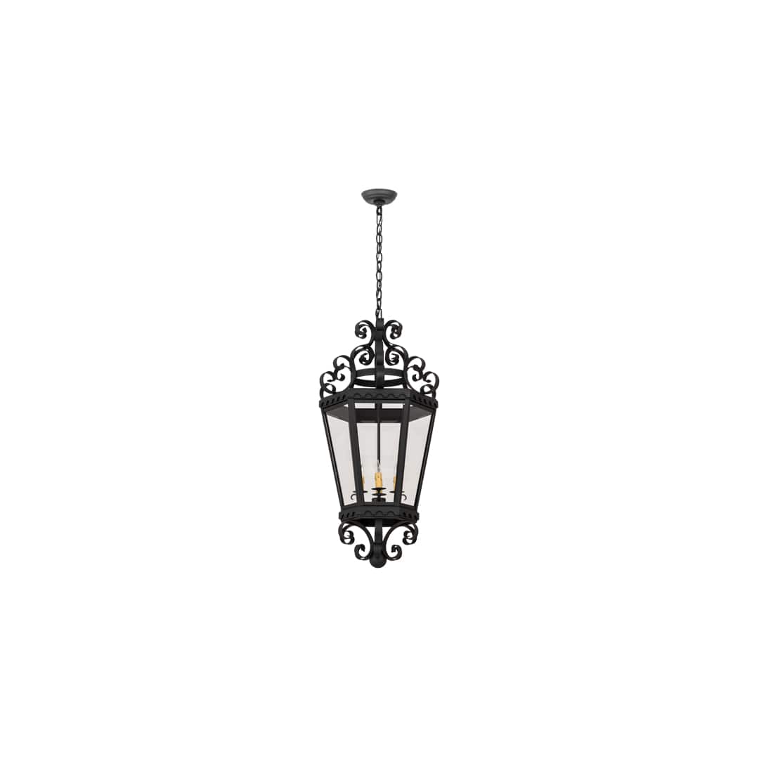 Cadenza 4 Light 18" Wide Taper Candle Pendant