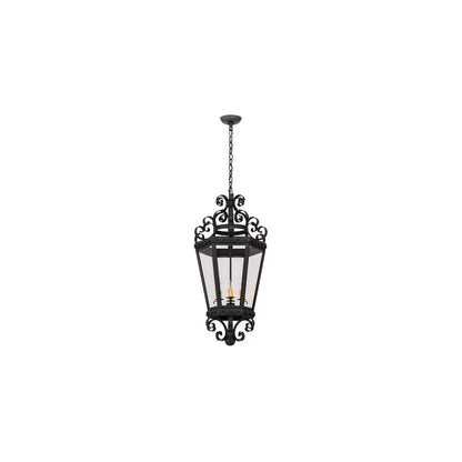 Cadenza 4 Light 18" Wide Taper Candle Pendant