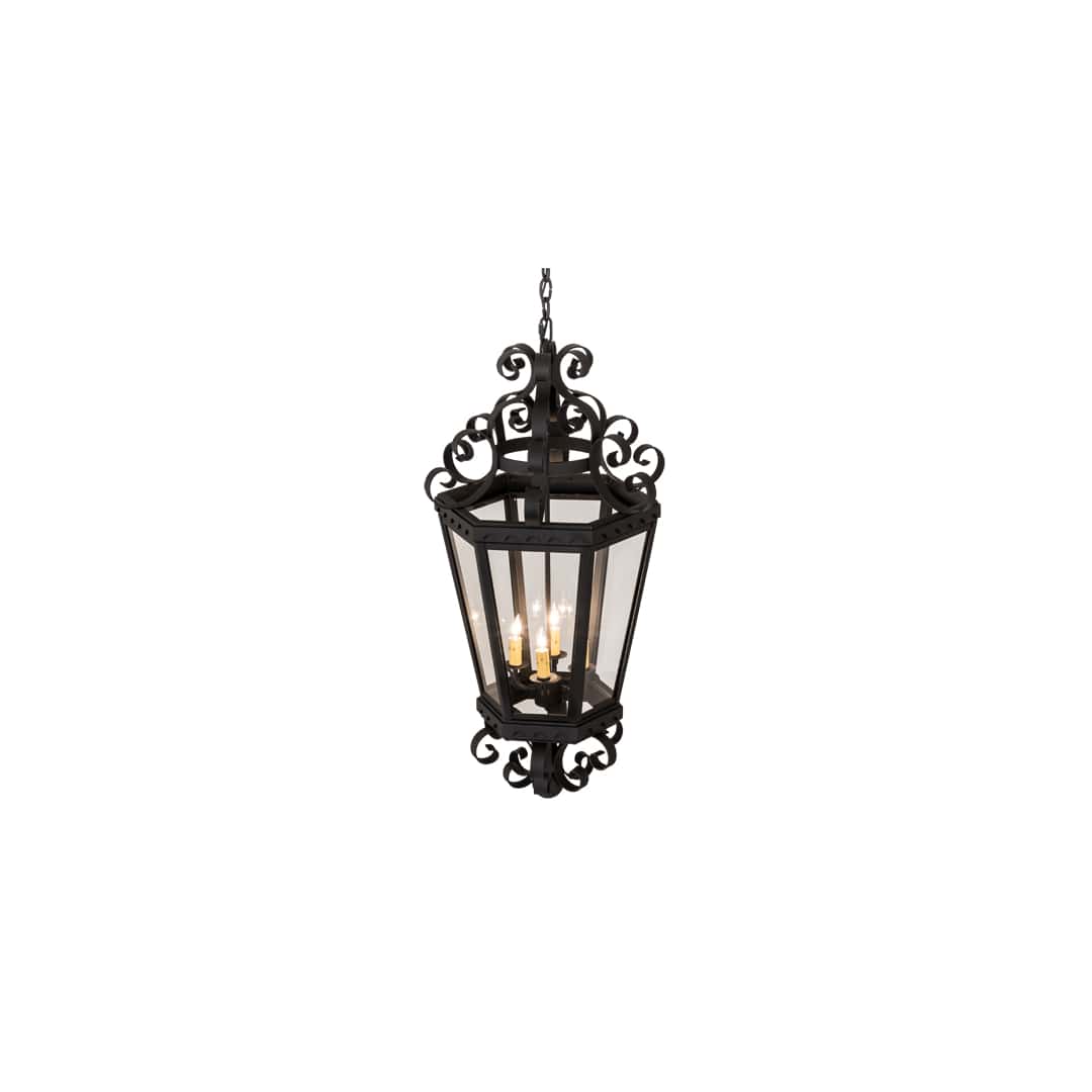Cadenza 4 Light 18" Wide Taper Candle Pendant