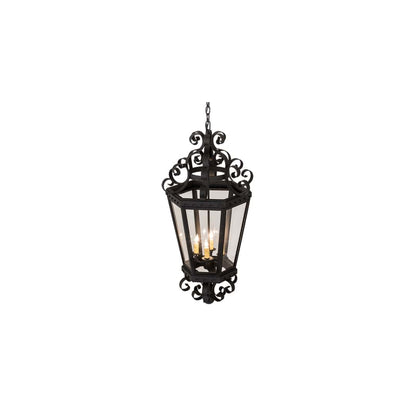 Cadenza 4 Light 18" Wide Taper Candle Pendant