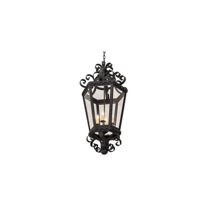 Cadenza 4 Light 18" Wide Taper Candle Pendant
