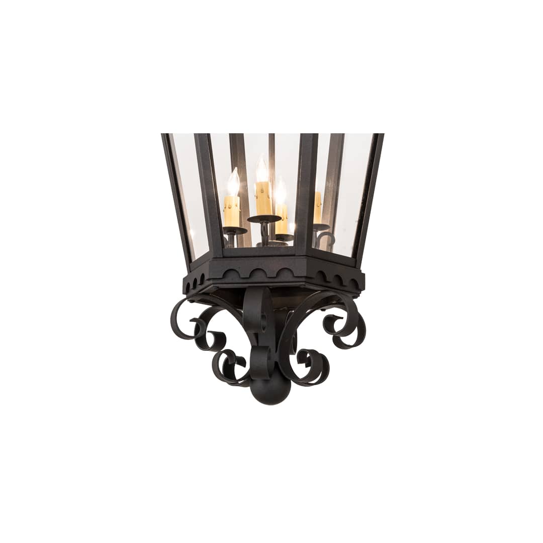 Cadenza 4 Light 18" Wide Taper Candle Pendant