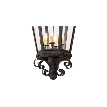 Cadenza 4 Light 18" Wide Taper Candle Pendant