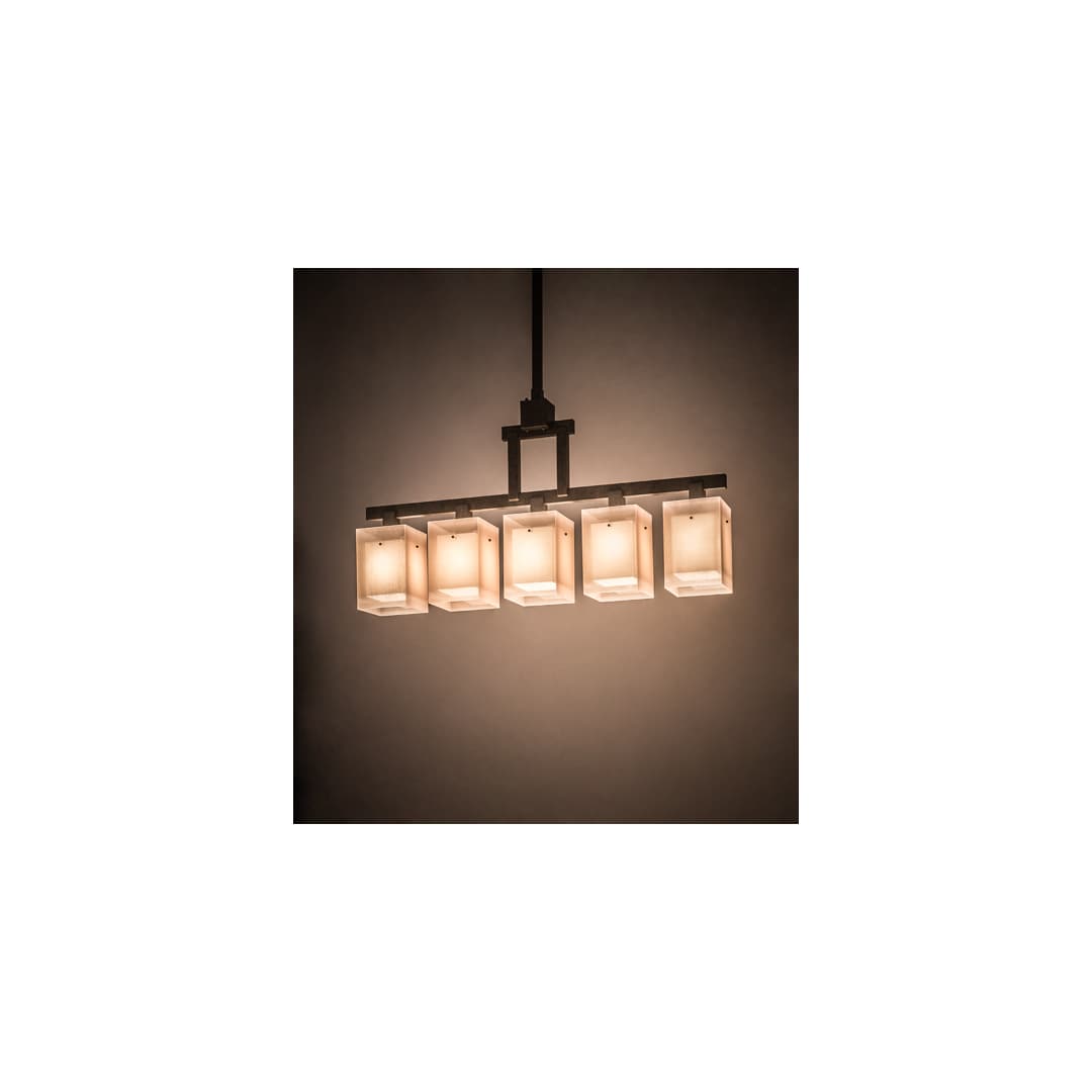 Metro 5 Light 8" Wide Linear Pendant