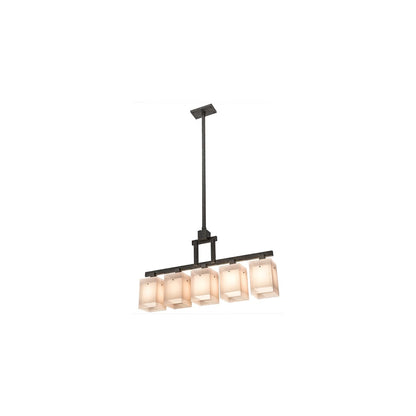 Metro 5 Light 8" Wide Linear Pendant
