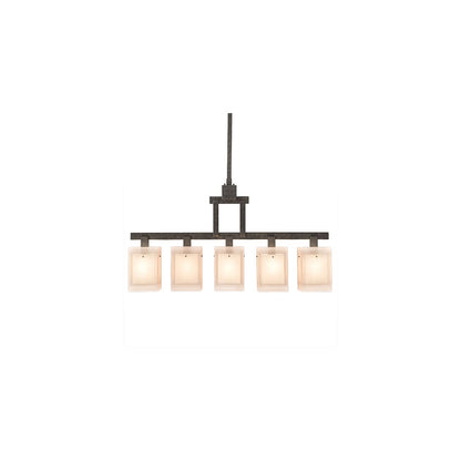 Metro 5 Light 8" Wide Linear Pendant
