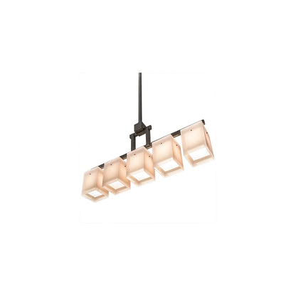 Metro 5 Light 8" Wide Linear Pendant