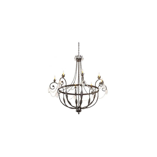 Antonia 8 Light 58" Wide Crystal Candle Style Chandelier