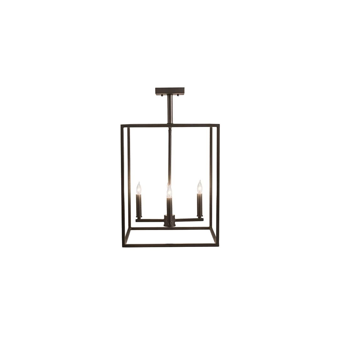 4 Light 23" Wide Taper Candle Pendant