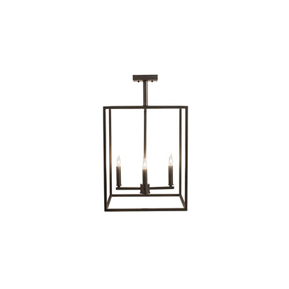 4 Light 23" Wide Taper Candle Pendant