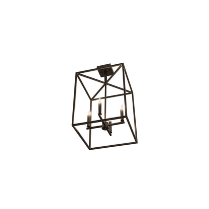 4 Light 23" Wide Taper Candle Pendant