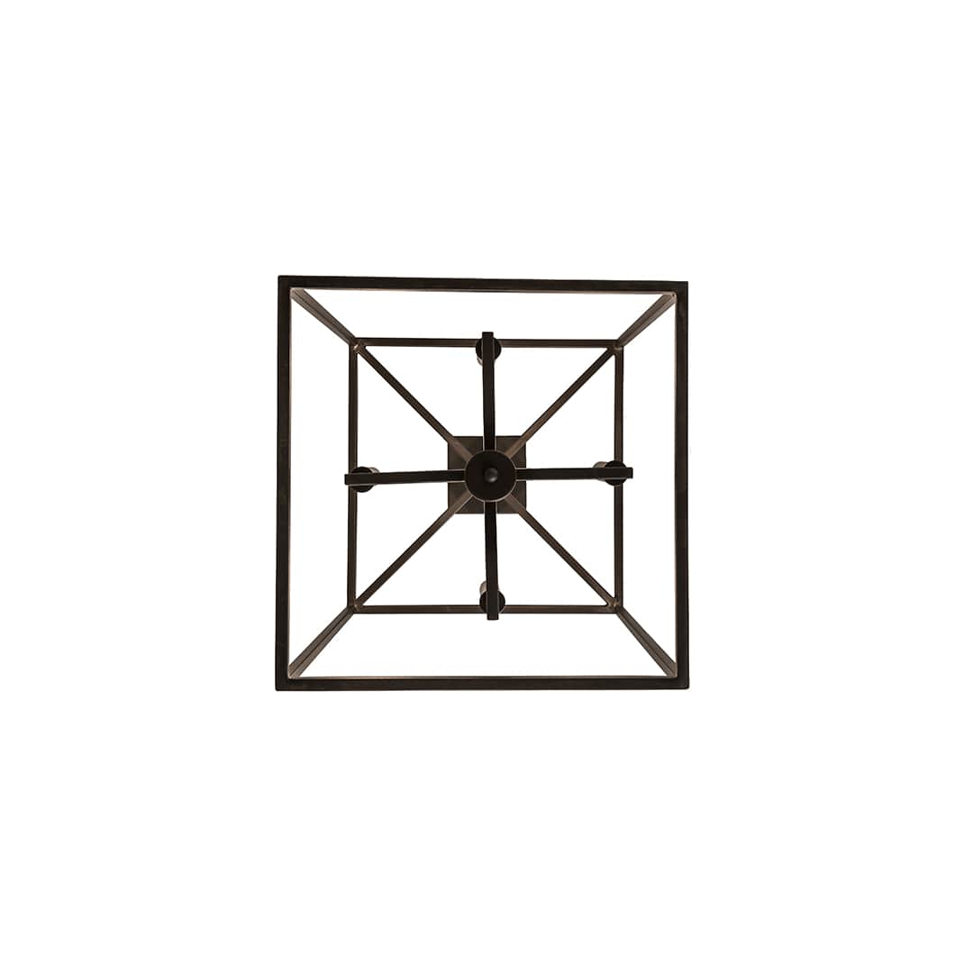 4 Light 23" Wide Taper Candle Pendant