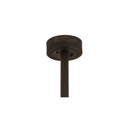 3 Light 25" Wide Wood Pendant