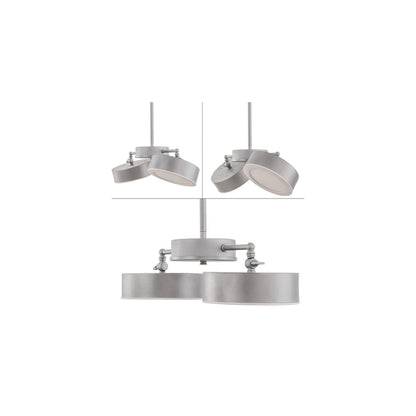 2 Light 8" Wide Mini Pendant