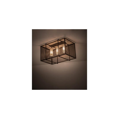 Kitzi Golpe 3 Light 32" Wide Flush Mount Ceiling Fixture