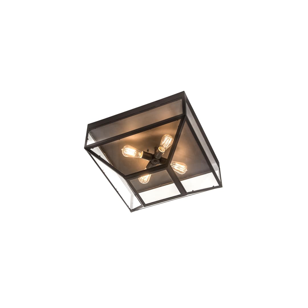 Mission Prime 4 Light 28" Wide Flush Mount Ceiling Fixture