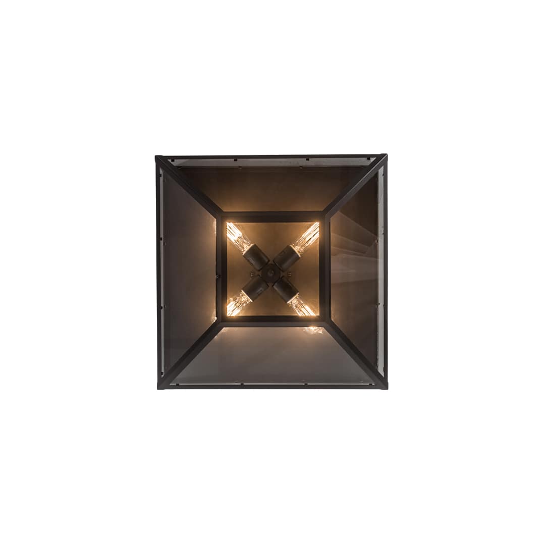 Mission Prime 4 Light 28" Wide Flush Mount Ceiling Fixture