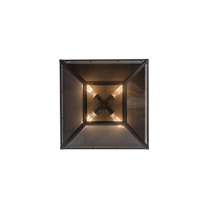 Mission Prime 4 Light 28" Wide Flush Mount Ceiling Fixture