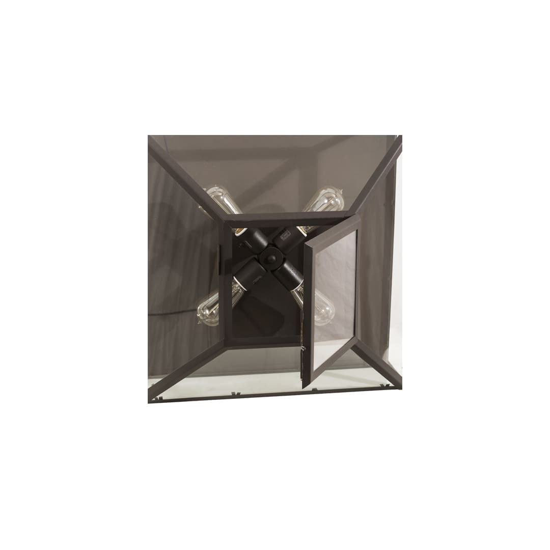 Mission Prime 4 Light 28" Wide Flush Mount Ceiling Fixture