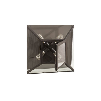 Mission Prime 4 Light 28" Wide Flush Mount Ceiling Fixture