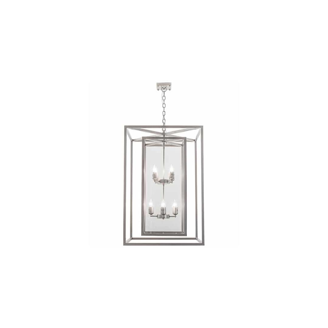 8 Light 34" Wide Taper Candle Pendant