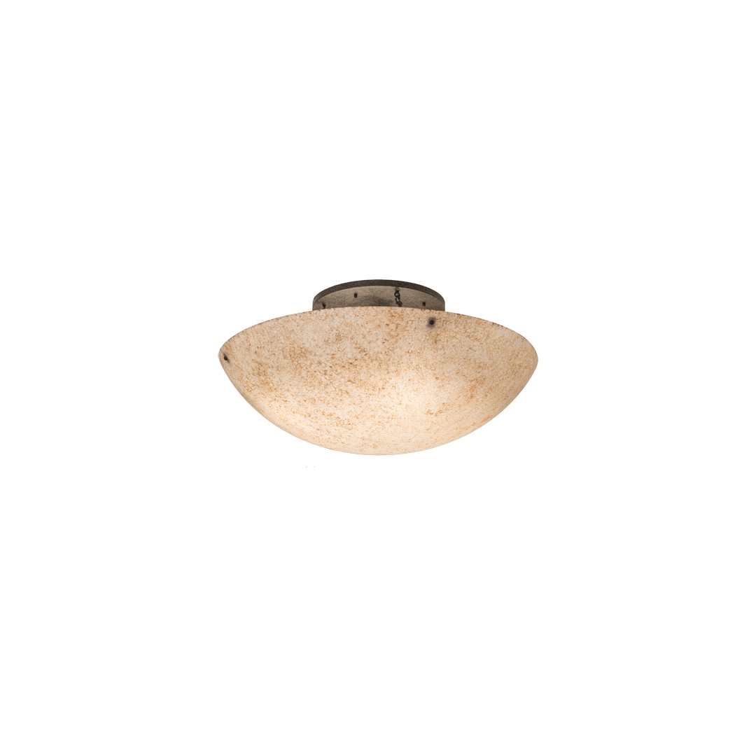 Artesia 8 Light 48" Wide Semi-Flush Bowl Ceiling Fixture - Bronze Finish