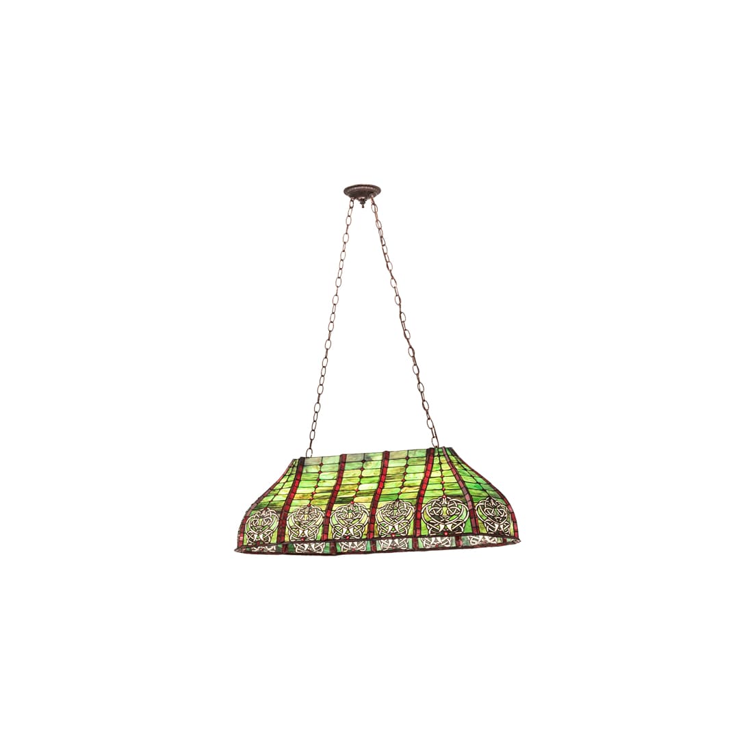 3 Light 39" Wide Billiard Linear Pendant