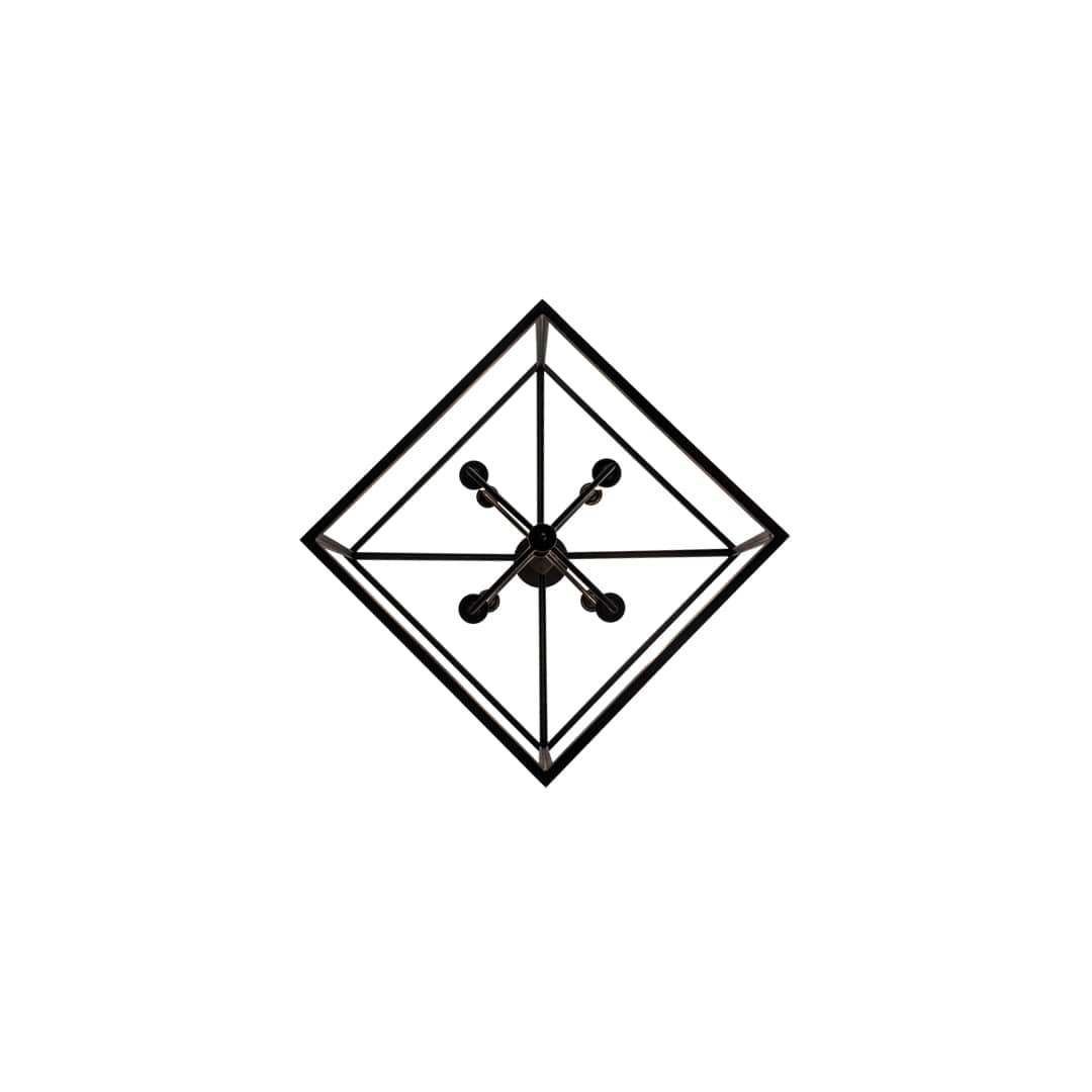 8 Light 51" Wide Taper Candle Pendant