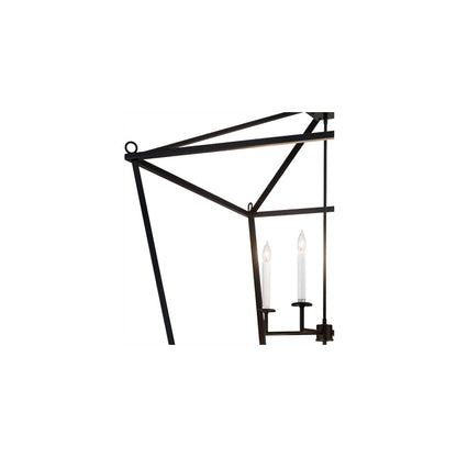 8 Light 51" Wide Taper Candle Pendant