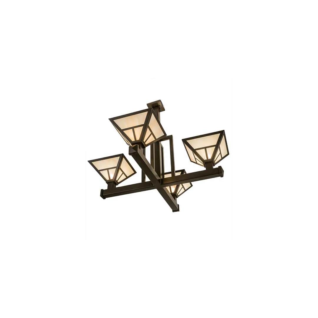 4 Light 42" Wide Pendant